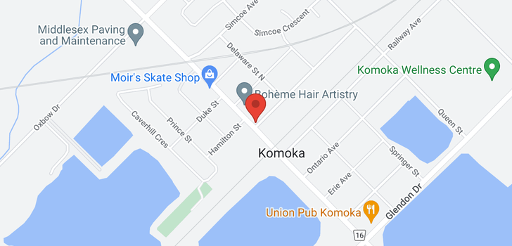 map of 22622 KOMOKA ROAD